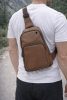Vantoro Marrone Sling – Prémium olasz valódi bőr férfi crossbody táska