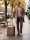 Nexaro rosegold bőrönd 20 x 30 x 40 cm Wizzair puhafedeles keményfalú