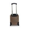 Nexaro rosegold bőrönd 20 x 30 x 40 cm Wizzair puhafedeles keményfalú