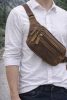 Vantoro Marrone Belt – Prémium olasz valódi bőr férfi övtáska