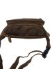 Olasz valódi bőr férfi belt bag állítható pánttal