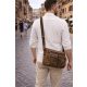 Vantoro Marrone Utility – Prémium olasz valódi bőr férfi övtáska / crossbody