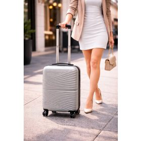   Gravion xs bőrönd ezüst 20 x 30 x 40 cm wizzair ingyenes kézipoggyász