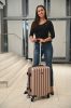 Adele rosegold bőrönd kabin méret 55 x 35 x 20 cm