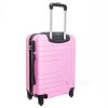 Alpha rózsaszín bőrönd L-es nagyméretű 72 cm ABS Spinner