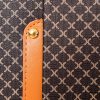 American barna bőrönd L-es méret 4 kerekű puhafedeles 76 cm
