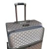 Aranyfa L-es bőrönd spinner puhafalú 78 cm bézs