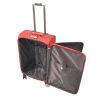 Arrive piros bőrönd L-es méret 78 cm puhafalú 4 kerekes