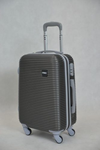 Barrey szürke bőrönd keményfedeles 4 kerekű nagyméretű 72 cm