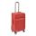 Beauty piros bőrönd S-es kabin bőrönd puhafalú 55 x 35 x 25 cm