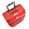 Beauty piros bőrönd S-es kabin bőrönd puhafalú 55 x 35 x 25 cm