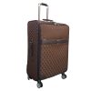 Belgium barna bőrönd S-es kabin bőrönd puhafalú 55 x 35 x 25 cm