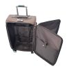 Belgium barna bőrönd S-es kabin bőrönd puhafalú 55 x 35 x 25 cm