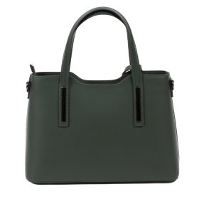 Velence zöld valódi bőr női táska Olasz kézi és váll