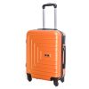 Clemont nagy bőrönd narancssárga L-es 72 cm ABS 4 kerekű