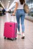 Cuvier pink bőrönd közepes méret ABS 62 x 40 x 24 cm