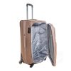 Dancing bézs bőrönd kabin méret 4 kerekű spinner puhafalú 50 x 35 x 20 cm