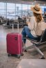 Danka Wizzair kabin bőrönd 55 x 40 x 20 cm pink kemény fedeles