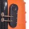 Darling narancssárga bőrönd keményfalú 4 kerekes közepes méret 62 cm