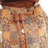 Detail parafa női hátizsák barna 30 cm