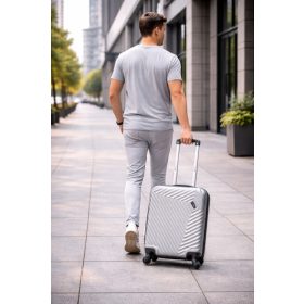   Farben ezüst xs bőrönd 20 x 30 x 40 cm Wizzair fedélzeti kézipoggyász