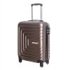 Furler barna bőrönd közepes méret keményfalú 4 kerekű 62 cm