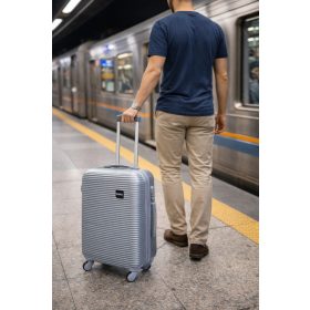 Galamb Wizzair kabin bőrönd 55 x 40 x 20 cm ezüst