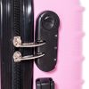Galénosz rózsaszín bőrönd M-es közepes 62 x 45 x 28 cm