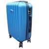 Gemini kék bőrönd keményfalú 4 kerekű közepes 62 x 40 x 24 cm