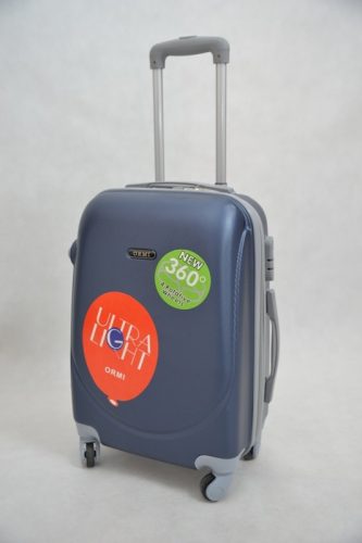 Kenguru kék bőrönd keményfalú 4 kerekes közepes 62 cm