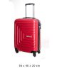 Kuvik Wizzair piros bőrönd 55 x 40 x 20 cm piros műanyag bőrönd