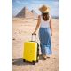 Larida Wizzair kabin bőrönd 55 x 40 x 20 cm sárga keményfedeles
