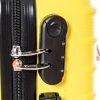 Larida Wizzair kabin bőrönd 55 x 40 x 20 cm sárga keményfedeles