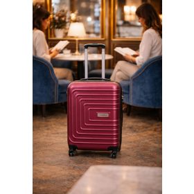   Larus Wizzair kabin bőrönd 55 x 40 x 20 cm bordó ABS keményfalú