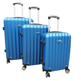 Marabu 3 db-os bőrönd szett ABS kék