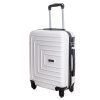 Margulus fehér bőrönd kemény fedeles 4 kerekű közepes 62 x 40 x 24 cm
