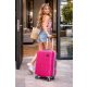 Misty nagy bőrönd 72 cm pink keményfalú