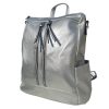 Naval ezüst női hátizsák többfunkciós női táska 35 cm