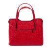 Nizza piros női valódi bőr táska