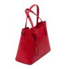 Nizza piros női valódi bőr táska