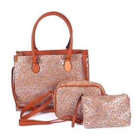   Amora női kézitáska irattáska parafa 3 darabos táskaszett