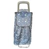 Personal gurulós bevásárló táska csillagos kék