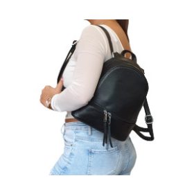   Soldier kisméretű női hátizsák többfunkciós fekete 30 x 28 x 13 cm