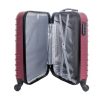 Stenger bordó bőrönd közepes 62 x 45 x 28 cm 4 kerekű ABS
