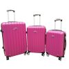 Szárcsa pink bőrönd szett 3 részes ABS számzáras