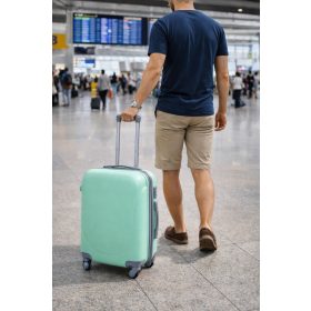 Szerkó kabin bőrönd 50 x 40 x 20 cm pasztell zöld