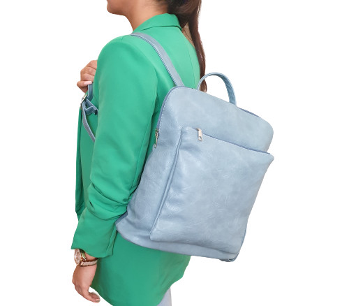 Terry kék női hátizsák többfunkciós városi hátizsák