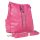 Trendy pink női hátizsák többfunkciós divattáska