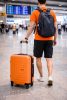 Xema Wizzair kabin bőrönd 55 x 40 x 20 cm narancssárga műanyag bőrönd